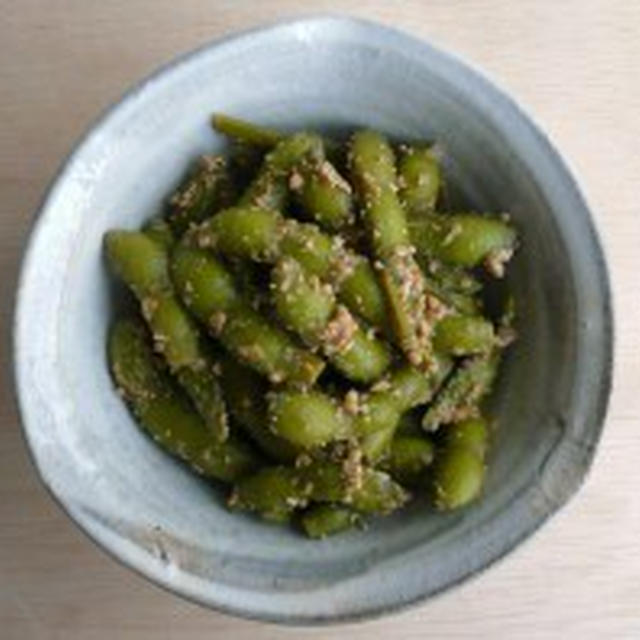 一日一品江戸料理―３２７「枝豆の味噌煮」