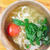 豚トマト入りのアジアンなうどん