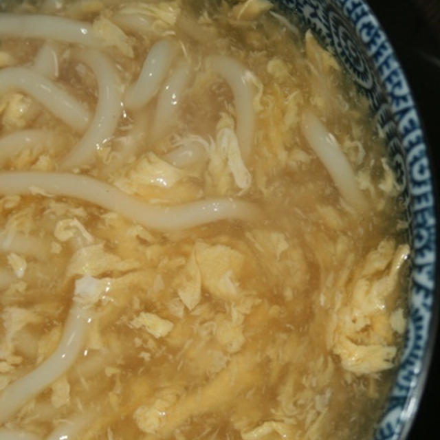 12月16日　　かき玉うどん