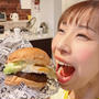 ランチはてりたまバーガーです！！