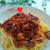 《レシピ有》簡単☆ラム肉ソースパスタ。