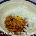 新玉ねぎで納豆