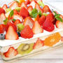 焼かずに出来るスコップケーキ