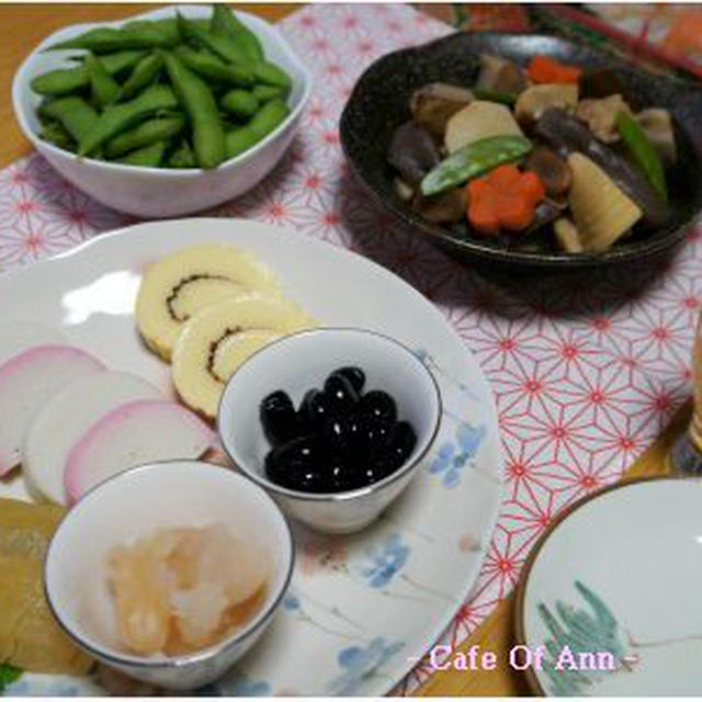 ちょこっとお正月料理やお雑煮と☆新年のご挨拶☆