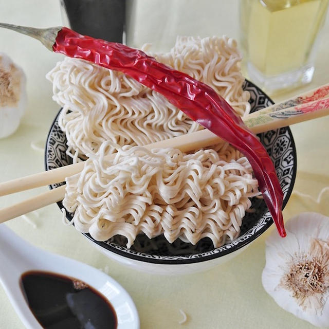 袋麺を焼きそばに