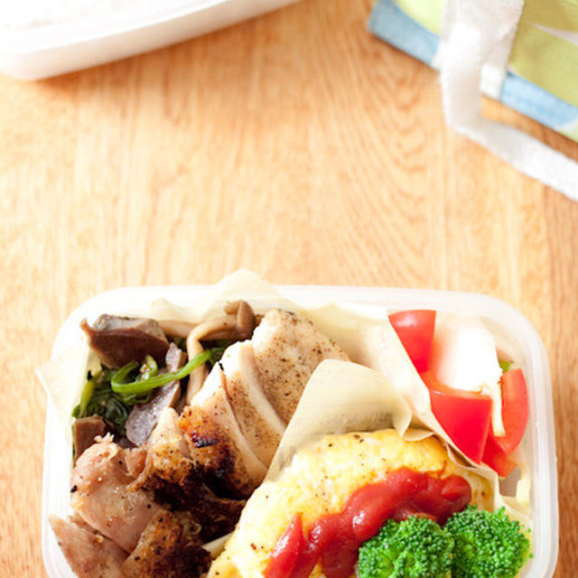「洋風」といわれてつくったお弁当。