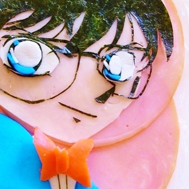 コナン平面作り方付♪サンド＆巻き巻きおかず♪