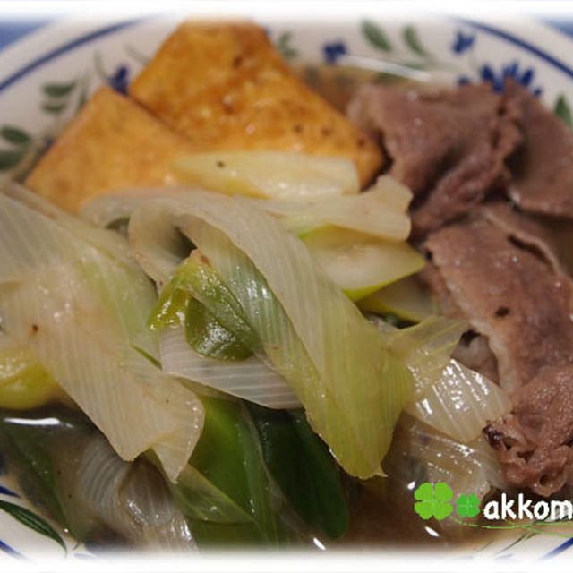 主役にもなれるんです＾＾　☆下仁田ネギの煮物