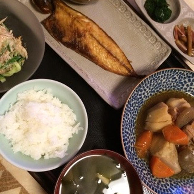 鯖干し定食