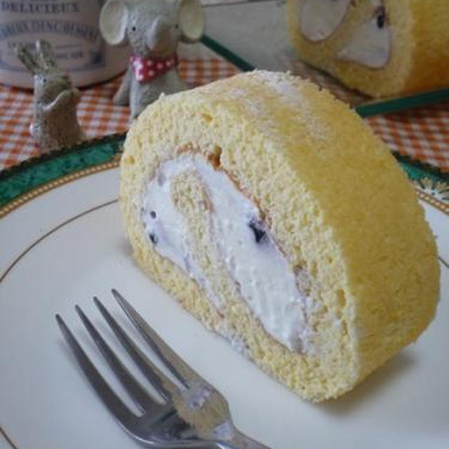 くるりんロールケーキ作りました！