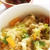 254日目-3　うどん80g+豚肉+キャベツ+ねぎ+にんじん+いももち+卵豆腐+デラウェア