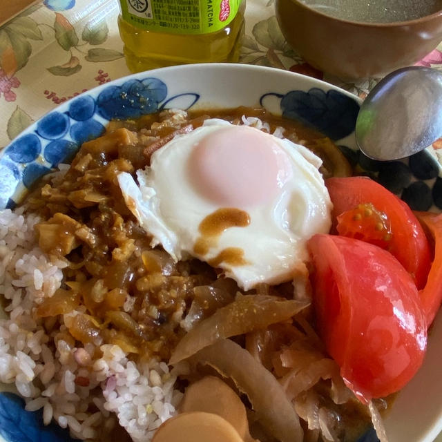 お休みdayの朝カレー