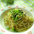 混ぜ込み大根の葉パスタ