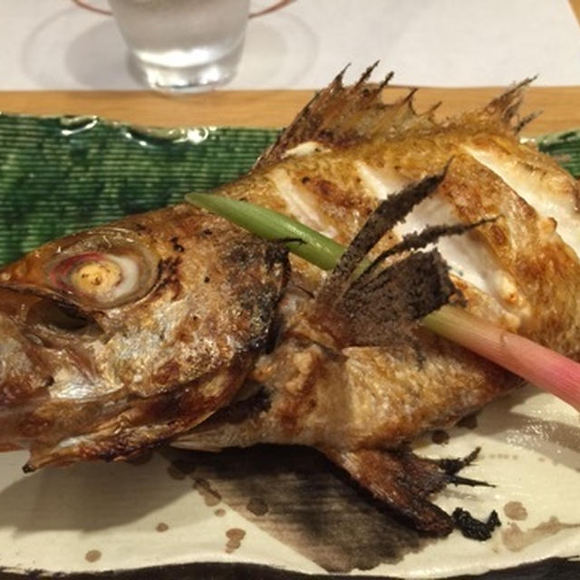【新橋】上越やすだ　新橋銀座口店　のどぐろの塩焼き　食材の味を引き出す上品な味付けの料理と日本酒