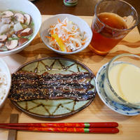 自家製たまご豆腐、昨日の晩ごはん