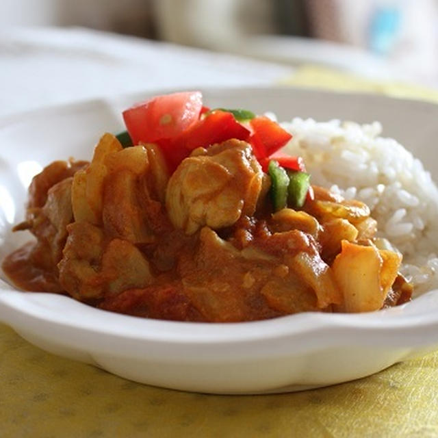 「サルサのっけ」うちのチキンカレー