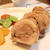 クローブが香るローストチキン☆リンゴのキャラメリゼ添え