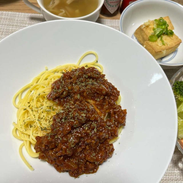 スパゲティミートソース☆初めての梅干し作り