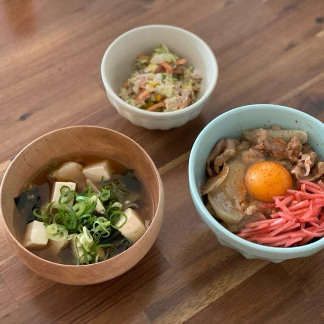 牛丼定食!!