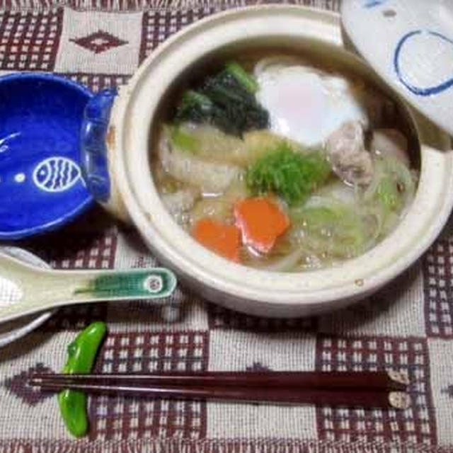 お手軽♪ 鍋焼きうどん