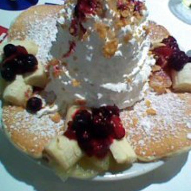 クリームたっぷりパンケーキ～５８カフェ