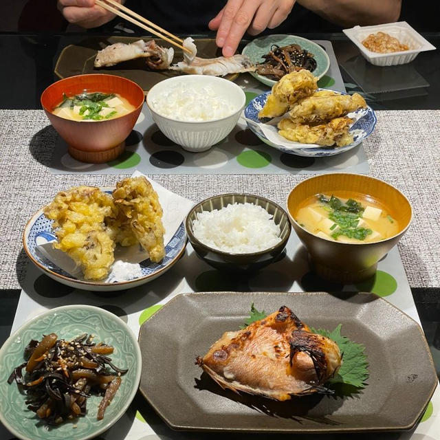 赤魚粕漬けの献立