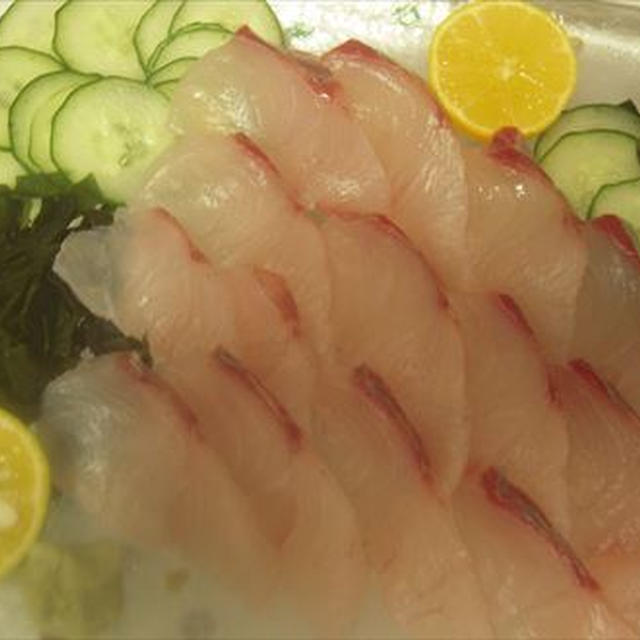 ヒラソのお造りとブリ、カツオのお刺身