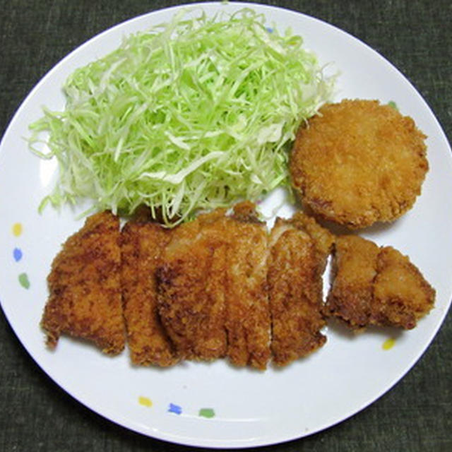 日清製粉「ラク揚げパン粉」でとんかつ
