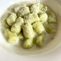 Gnocchi di patate e broccoli alla gorgonzolaじゃが芋とブロッコリーのニョッキ（ゴルゴンゾーラソース）