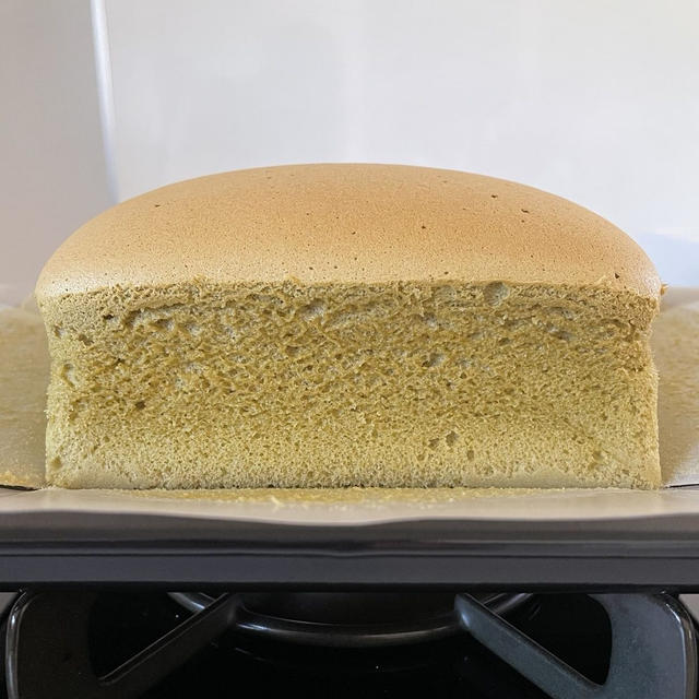 抹茶パウダー救済！抹茶風味の台湾カステラ作ってみました♥