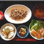 春巻きと野菜炒め