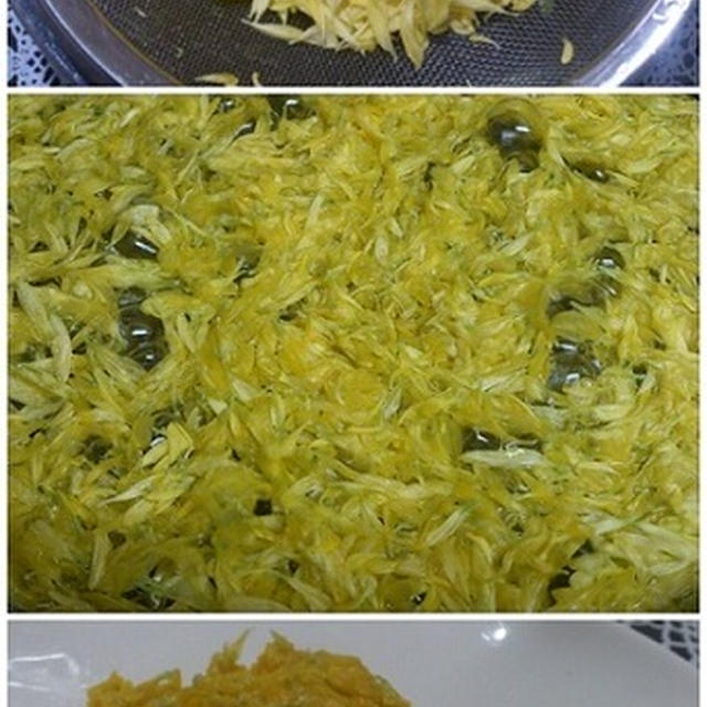 お花で作るおかず