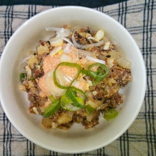 残ったおでんでタラマヨチャーハン♪