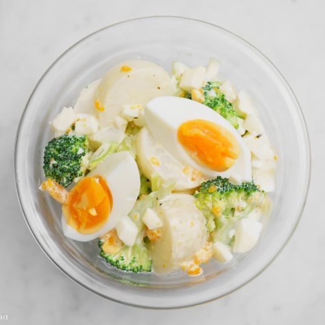 ブロッコリー・かぶ・茹で卵のタルタルソースサラダのレシピ