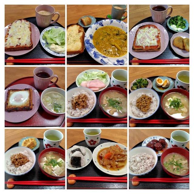 1月12日（日）～1月18日（土）の食事