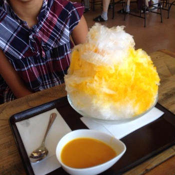 歯抜けでも食べられるフワッフワのカキ氷www