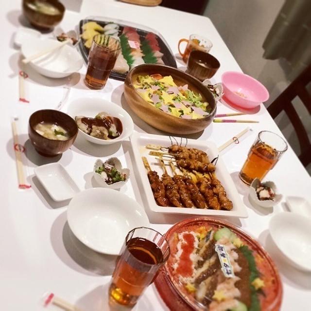 七夕の日の晩御飯♡