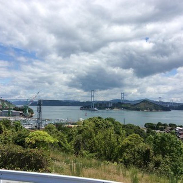 しまなみ海道を渡る前に「かき揚げうどん」