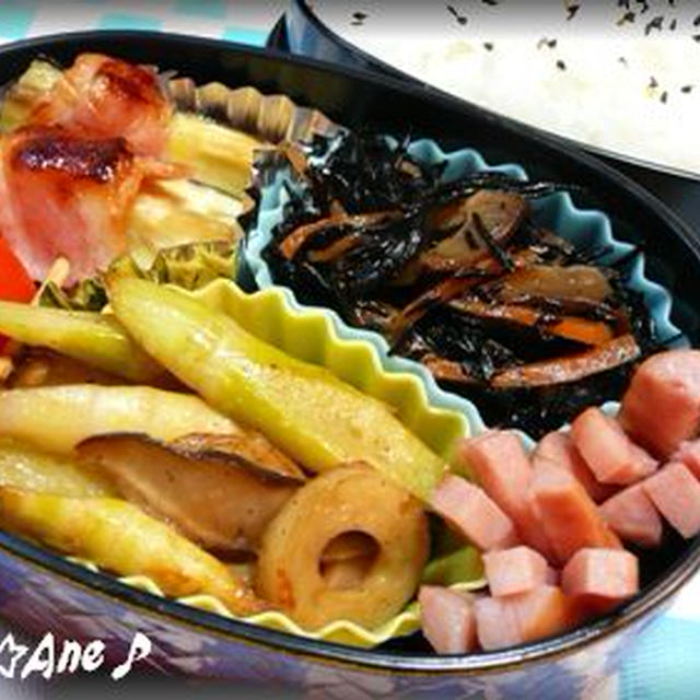 茄子ベーコン巻き･･お弁当♪