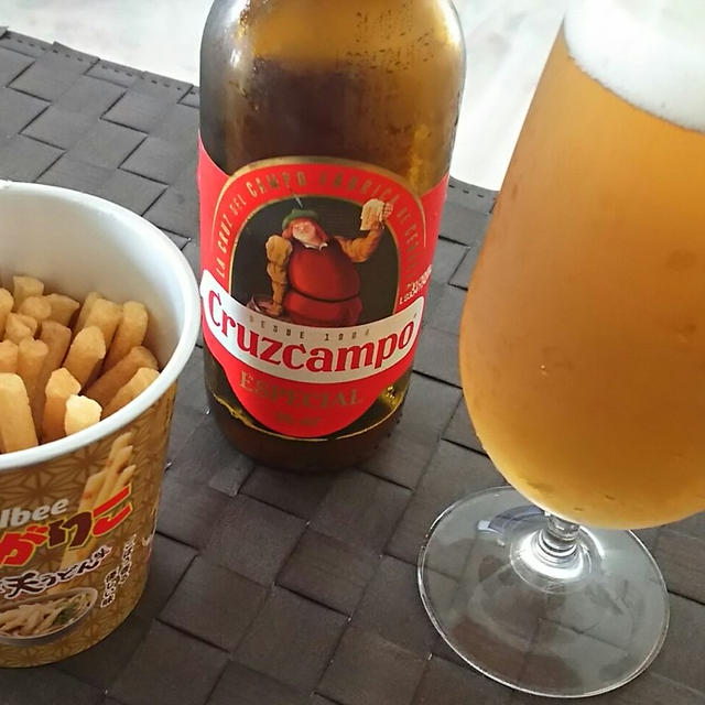 ☆休日の昼下がりビール＆じゃがりこ☆