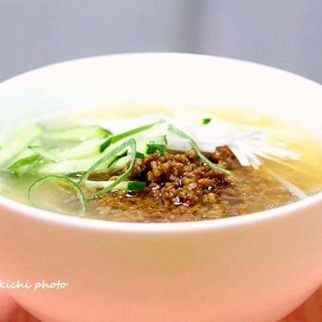 簡単肉味噌で「あっさり担々麺」＆残った肉味噌で「大根の肉味噌かけ」