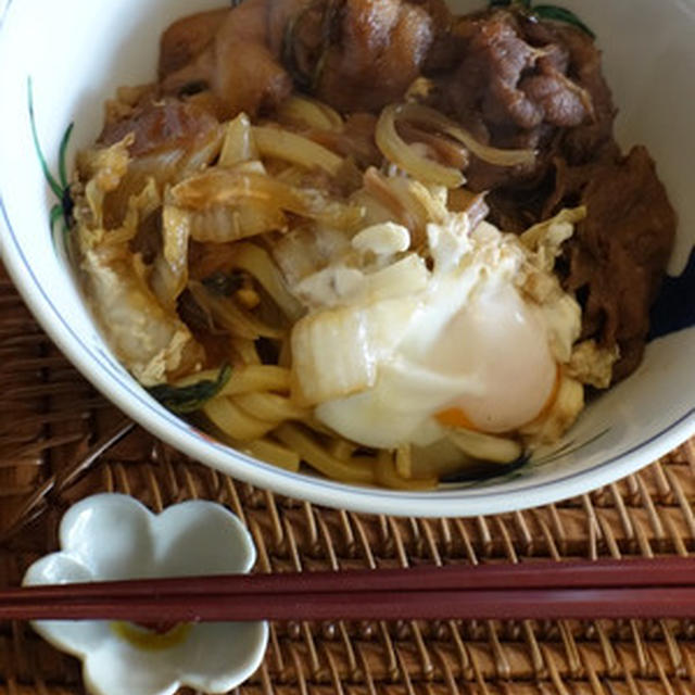 すき焼きの後のうどんって美味しい！