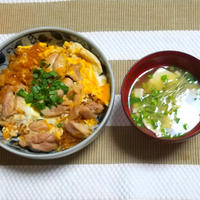 鶏てりやきのたれで親子丼