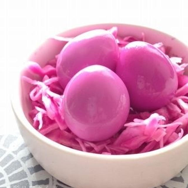 うずら卵のピンクピクルス By Akoakkoさん レシピブログ 料理ブログのレシピ満載