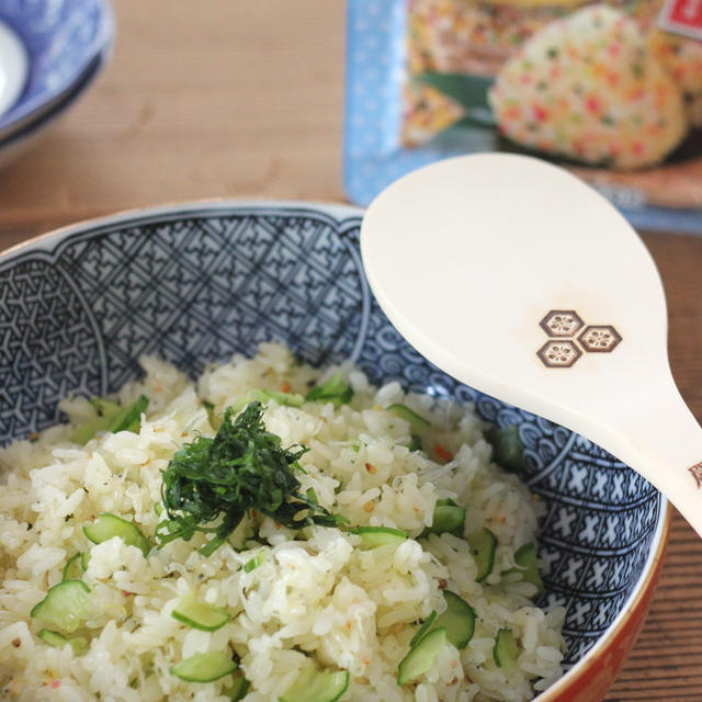 田中食品のふりかけで作ったお寿司　ちりめんじゃこも入れて