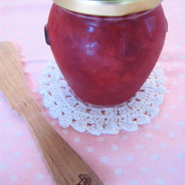 レンジで手作り苺ジャム