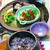 鯖の味噌煮と紫米ご飯（I-kitchen)
