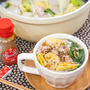 ５分煮るだけ♪豚ひき肉と白菜のピリ辛春雨スープ(^O^)/