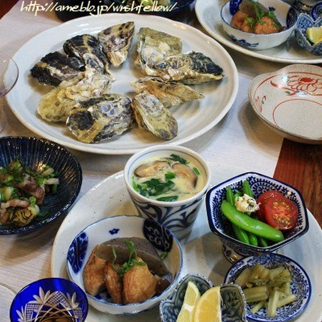 ◆今夜も牡蠣でおうちごはん♪～ゆるやか糖質制限♪