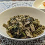 ホタテと海苔クリームパスタ